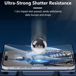 JOYROOM Knight 系列 2.5D 全屏高清鋼化玻璃膜，適用於 iPhone 17 Pro Max，適用於 iPhone 17 Pro，適用於 iPhone 17，適用於 iPhone Air，適用於 iPhone 15 Pro Max，適用於 iPhone 15 Pro