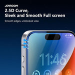 JOYROOM Knight 系列 2.5D 全屏高清鋼化玻璃膜，適用於 iPhone 17 Pro Max，適用於 iPhone 17 Pro，適用於 iPhone 17，適用於 iPhone Air，適用於 iPhone 15 Pro Max，適用於 iPhone 15 Pro