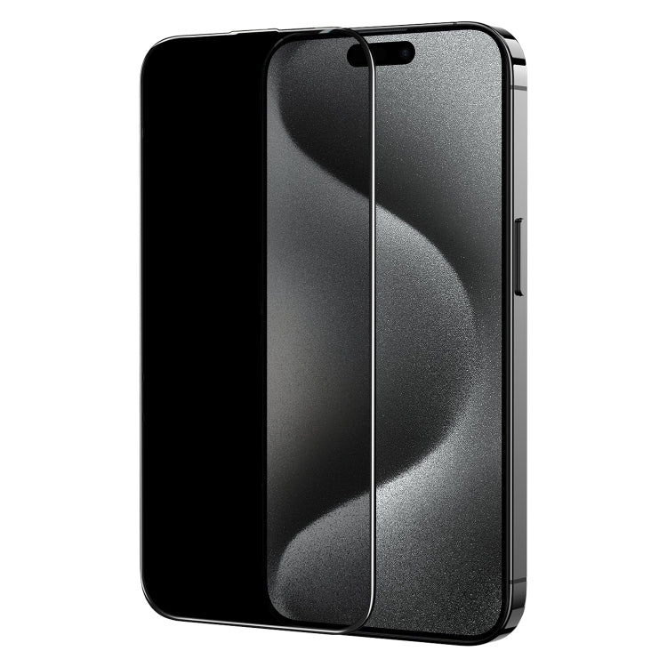 JOYROOM Knight 系列 2.5D 全屏隱私鋼化膜，適用於 iPhone 17 Pro Max，適用於 iPhone 17 Pro，適用於 iPhone 17，適用於 iPhone Air，適用於 iPhone 15 Pro Max，適用於 iPhone 15 Pro，適用於 iPhone 15 Plus，適用於 iPhone 15
