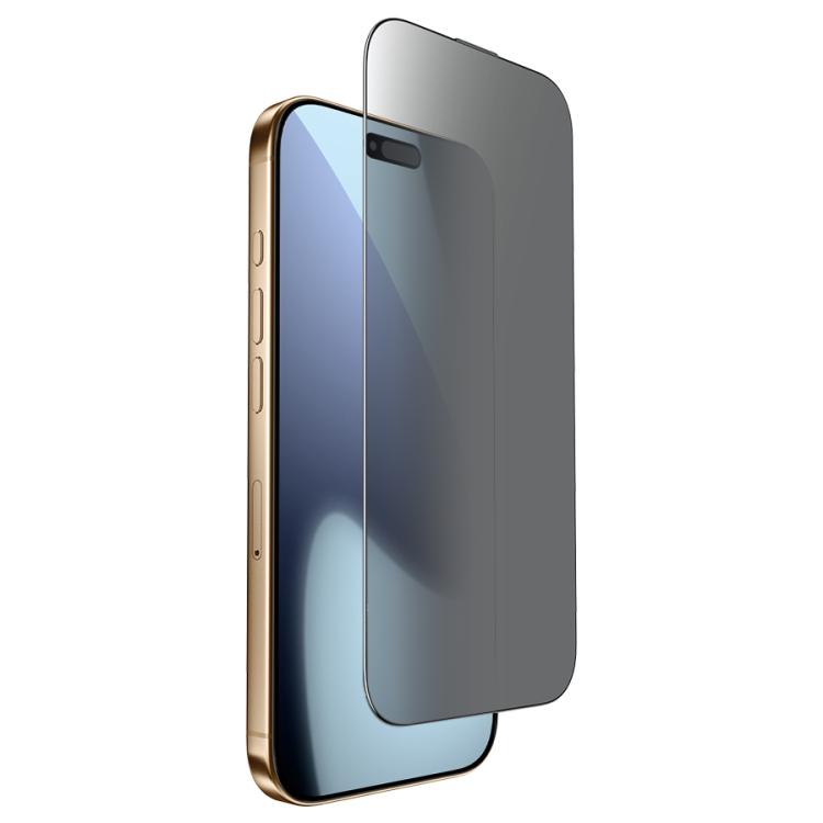 JOYROOM Knight 系列 2.5D 全屏隱私鋼化膜，適用於 iPhone 17 Pro Max，適用於 iPhone 17 Pro，適用於 iPhone 17，適用於 iPhone Air，適用於 iPhone 15 Pro Max，適用於 iPhone 15 Pro，適用於 iPhone 15 Plus，適用於 iPhone 15