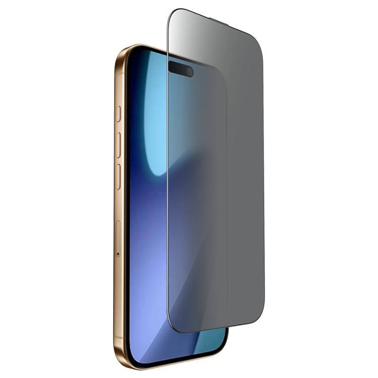 JOYROOM Knight 系列 2.5D 全屏隱私鋼化膜，適用於 iPhone 17 Pro Max，適用於 iPhone 17 Pro，適用於 iPhone 17，適用於 iPhone Air，適用於 iPhone 15 Pro Max，適用於 iPhone 15 Pro，適用於 iPhone 15 Plus，適用於 iPhone 15