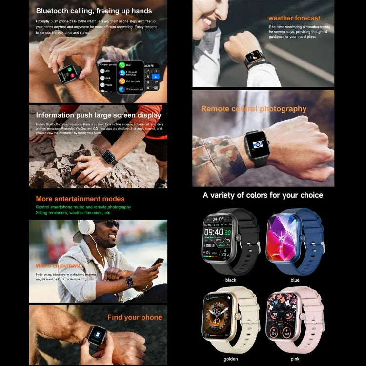 ZW65 2.01 吋健身智慧手錶，血氧 / 血壓 / 心率