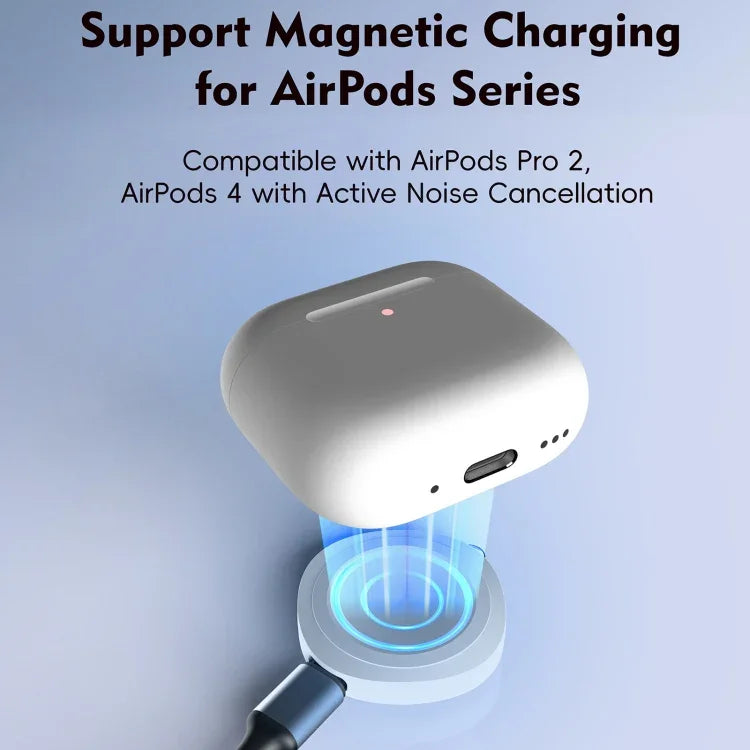 4合1便攜式智慧手錶磁吸無線充電器