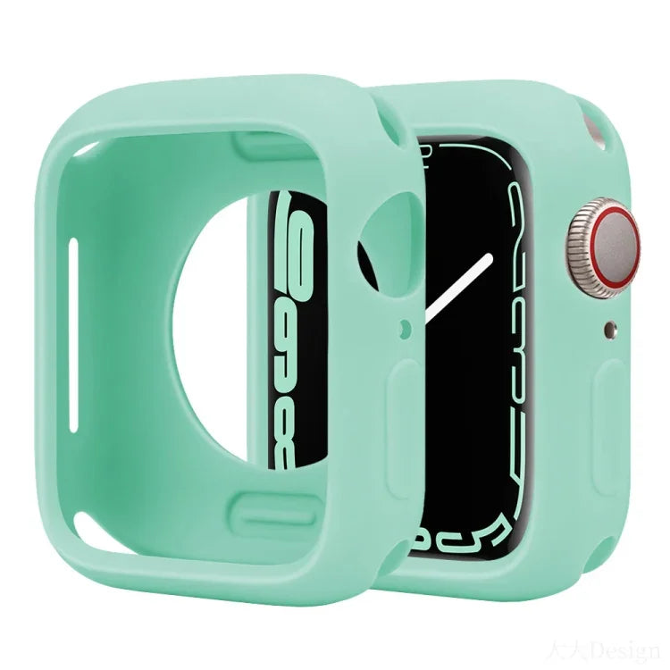 糖果矽膠半覆蓋錶殼，適用 Apple Watch Series 41mm