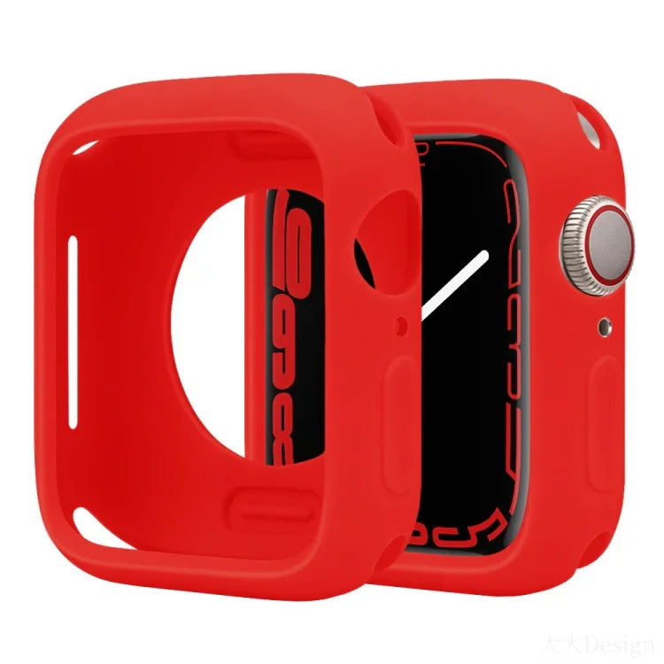 糖果矽膠半覆蓋錶殼，適用 Apple Watch Series 41mm