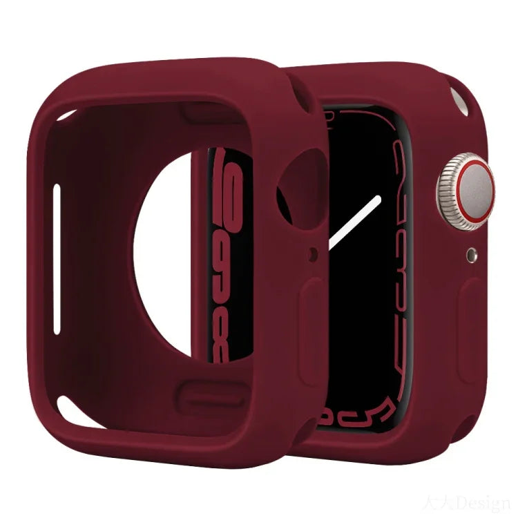 糖果矽膠半覆蓋錶殼，適用 Apple Watch Series 41mm