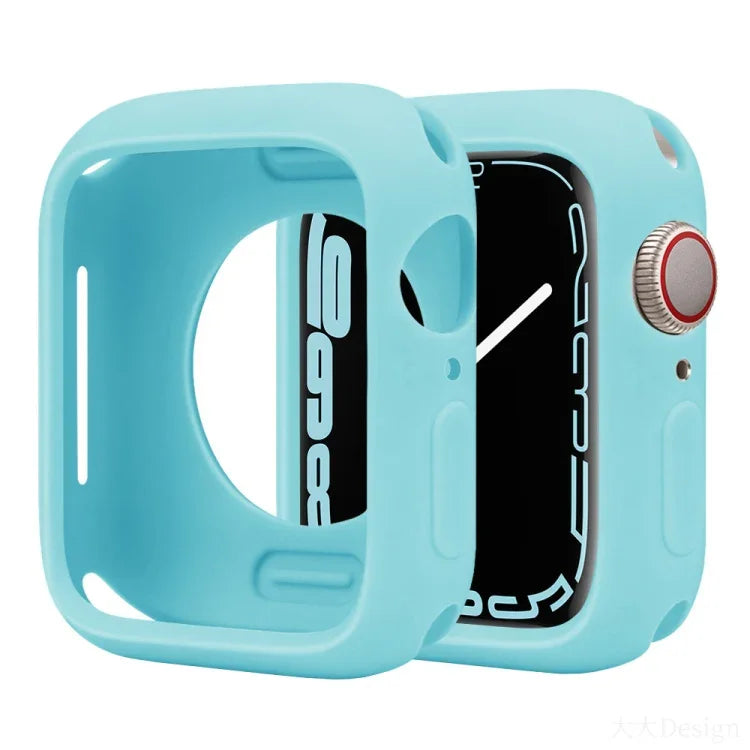 糖果矽膠半覆蓋錶殼，適用 Apple Watch Series 41mm