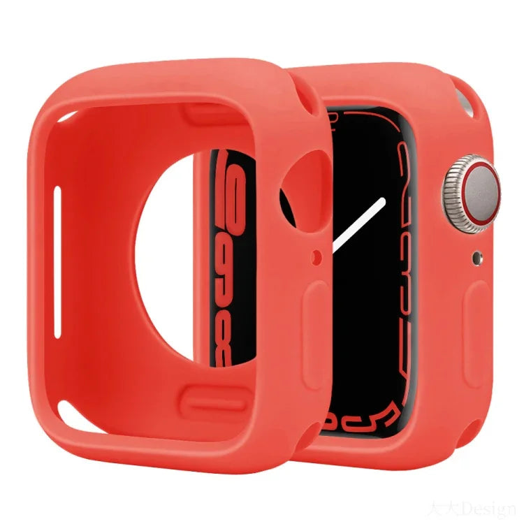 糖果矽膠半覆蓋錶殼，適用 Apple Watch Series 41mm