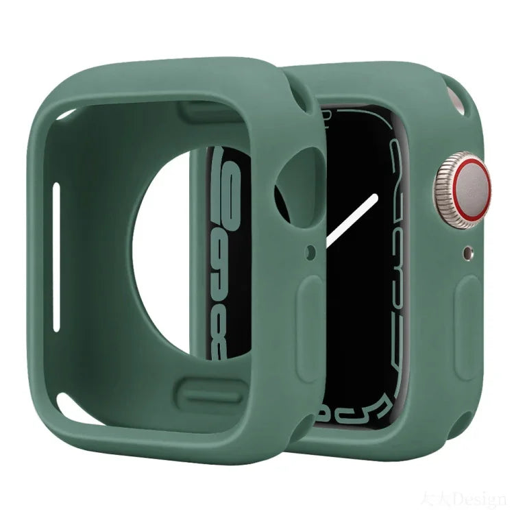 糖果矽膠半覆蓋錶殼，適用 Apple Watch Series 41mm