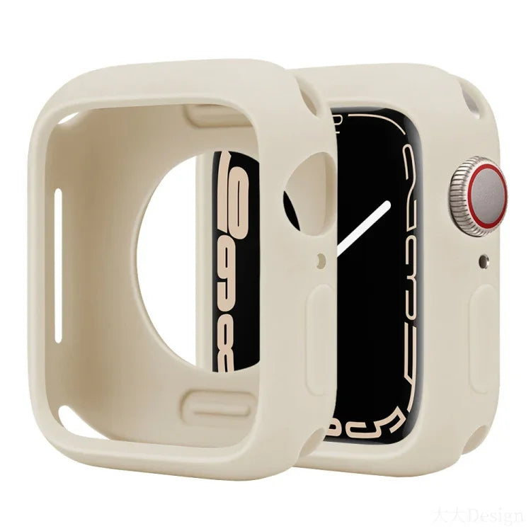 糖果矽膠半覆蓋錶殼，適用 Apple Watch Series 41mm