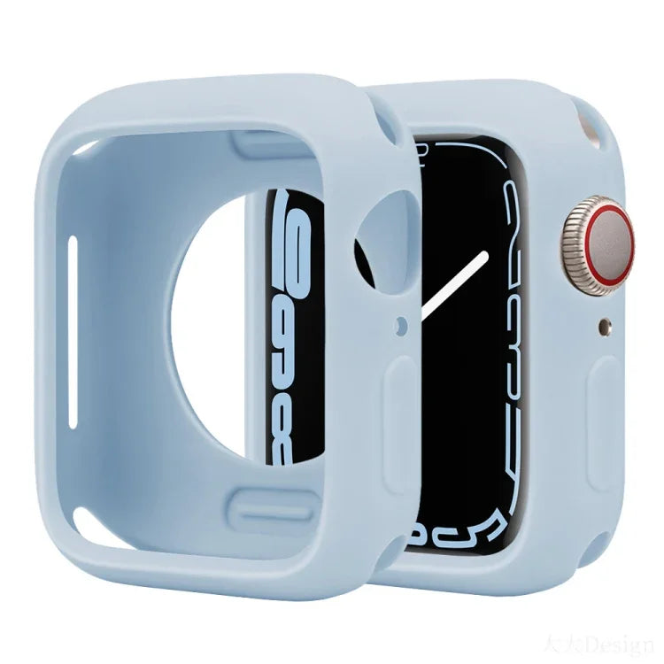 糖果矽膠半覆蓋錶殼，適用於 Apple Watch 系列 42mm / 44mm