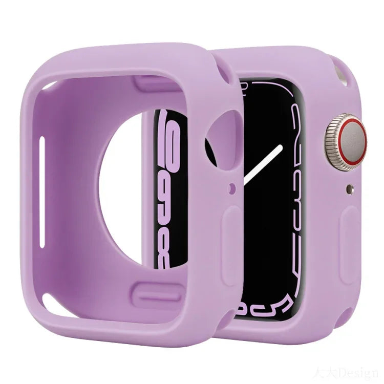 糖果矽膠半覆蓋錶殼，適用於 Apple Watch 系列 42mm / 44mm