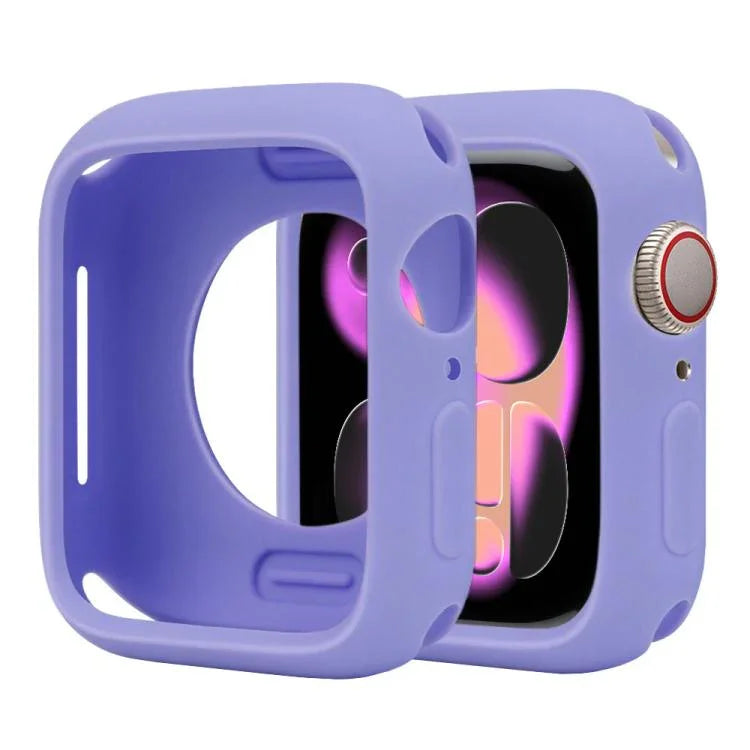 糖果矽膠半覆蓋錶殼，適用於 Apple Watch 系列 11 / 10 46mm