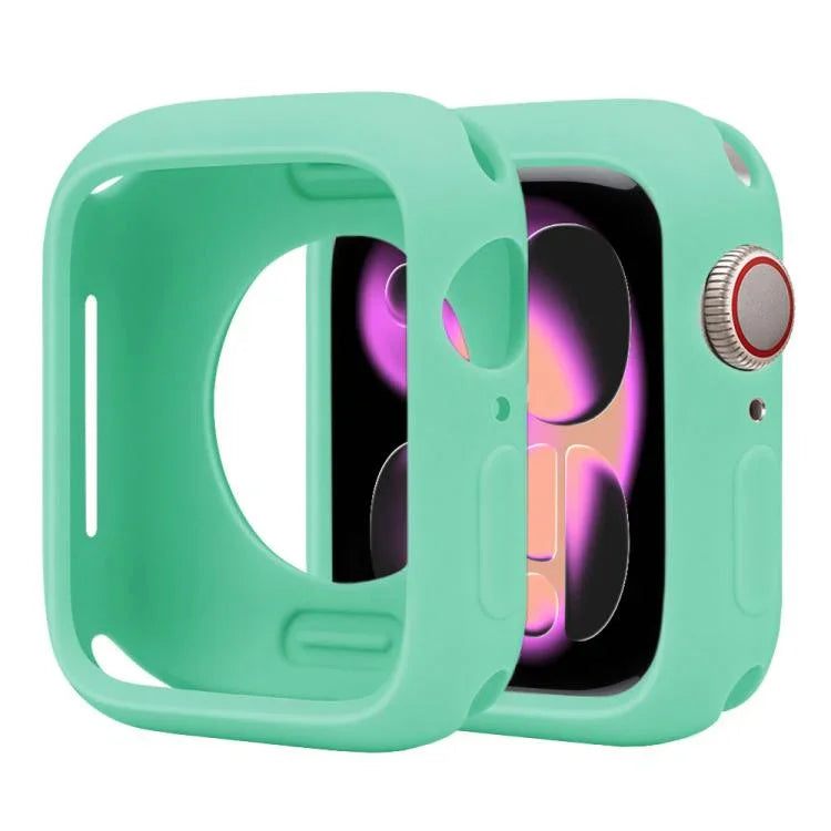 糖果矽膠半覆蓋錶殼，適用於 Apple Watch 系列 11 / 10 46mm