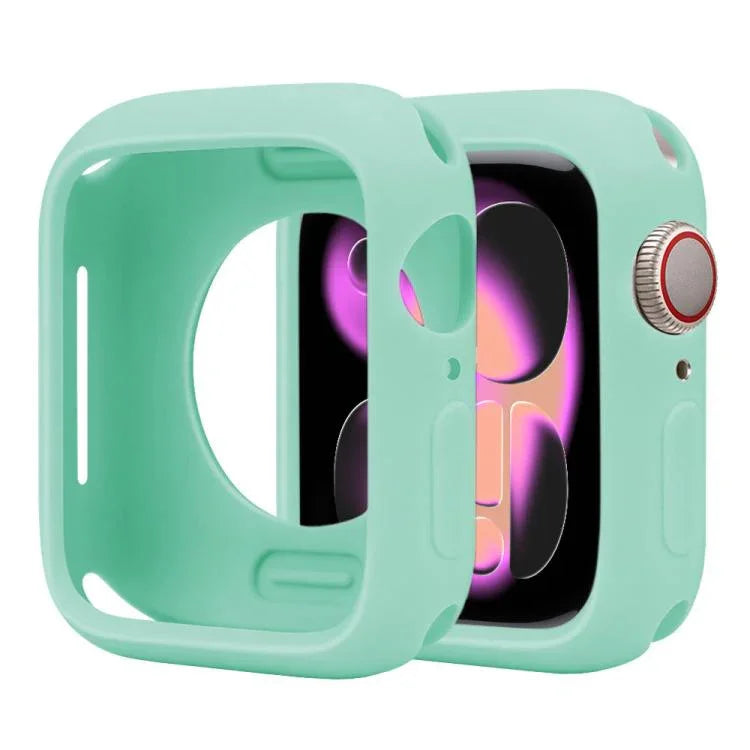 糖果矽膠半覆蓋錶殼，適用於 Apple Watch 系列 11 / 10 46mm