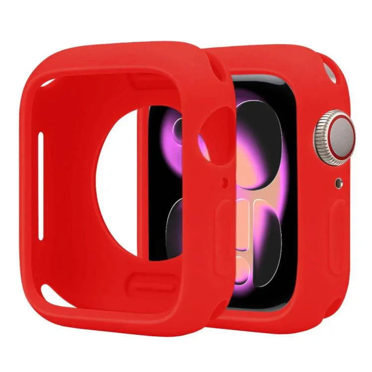 糖果矽膠半覆蓋錶殼，適用於 Apple Watch 系列 11 / 10 46mm