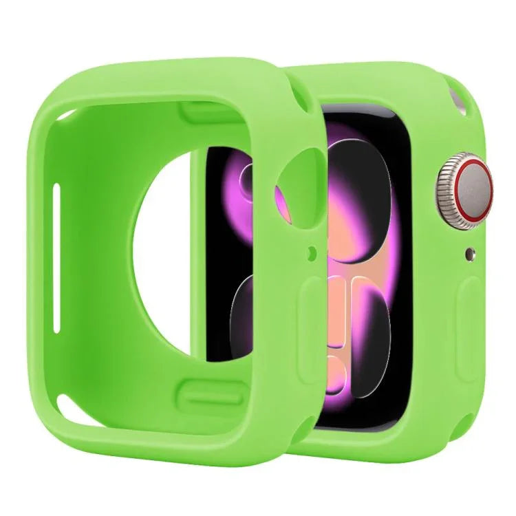 糖果矽膠半覆蓋錶殼，適用於 Apple Watch 系列 11 / 10 46mm