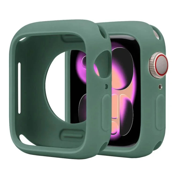 糖果矽膠半覆蓋錶殼，適用於 Apple Watch 系列 11 / 10 46mm