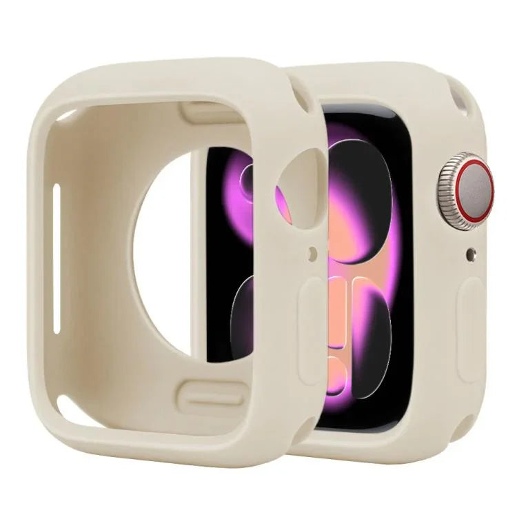 糖果矽膠半覆蓋錶殼，適用於 Apple Watch 系列 11 / 10 46mm