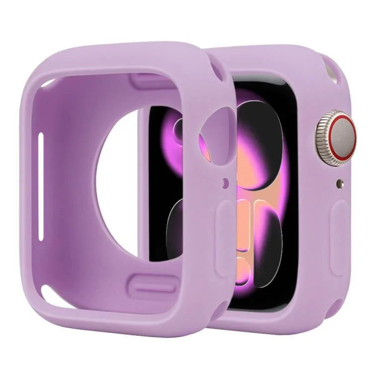 糖果矽膠半覆蓋錶殼，適用於 Apple Watch 系列 11 / 10 46mm