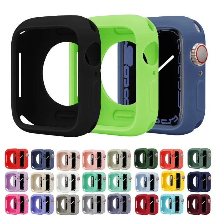 糖果矽膠半覆蓋錶殼，適用於 Apple Watch 系列 42mm / 44mm