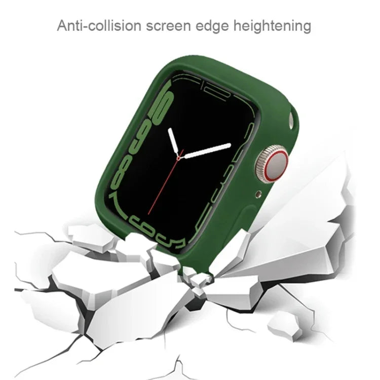 糖果矽膠半覆蓋錶殼，適用於 Apple Watch 系列 42mm / 44mm