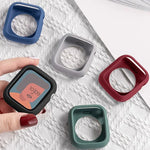 糖果矽膠半覆蓋錶殼，適用於 Apple Watch 系列 11 / 10 46mm