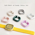 Candy Silicone Half Coverage Watch Case, For Apple Watch Series 45mm