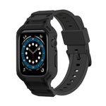 裝甲 TPU 錶殼一體式錶帶，適用於 Apple Watch 系列 10 / 11 46mm，適用於 Apple Watch 系列 10 / 11 42mm