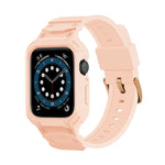 裝甲 TPU 錶殼一體式錶帶，適用於 Apple Watch 系列 10 / 11 46mm，適用於 Apple Watch 系列 10 / 11 42mm