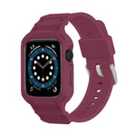 裝甲 TPU 錶殼一體式錶帶，適用於 Apple Watch 系列 10 / 11 46mm，適用於 Apple Watch 系列 10 / 11 42mm