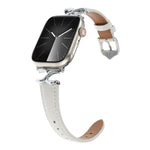 X形扣真皮錶帶，適用於 Apple Watch 46mm / 49mm / 45mm / 44mm，適用於 Apple Watch 42mm / 41mm / 40mm / 38mm