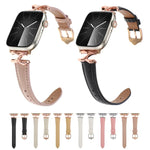 X形扣點紋真皮錶帶，適用於 Apple Watch 46mm / 49mm / 45mm / 44mm，適用於 Apple Watch 42mm / 41mm / 40mm / 38mm