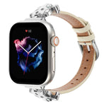 豹頭真皮錶帶，適用於 Apple Watch 46mm / 49mm / 45mm / 44mm，適用於 Apple Watch 42mm / 41mm / 40mm / 38mm