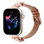 豹頭真皮錶帶，適用於 Apple Watch 46mm / 49mm / 45mm / 44mm，適用於 Apple Watch 42mm / 41mm / 40mm / 38mm