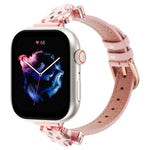 豹頭真皮錶帶，適用於 Apple Watch 46mm / 49mm / 45mm / 44mm，適用於 Apple Watch 42mm / 41mm / 40mm / 38mm