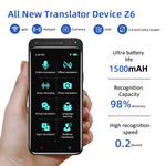 VORMOR Z6 5.0 吋高清觸控螢幕智能 AI 翻譯器 139 種語言支援離線翻譯／拍照翻譯
