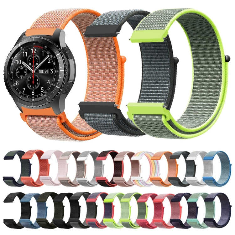 簡約尼龍編織錶帶，適用於 Samsung Galaxy Watch 46mm