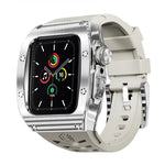 RedPepper 裝甲金屬殼一體式矽膠錶帶，適用於 Apple Watch 44mm / 45mm