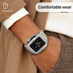 RedPepper 裝甲金屬殼一體式矽膠錶帶，適用於 Apple Watch 44mm / 45mm