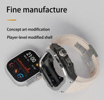 RedPepper Armor 金屬殼整合矽膠錶帶，適用 Apple Watch Ultra 3 / 2 / 1 49mm