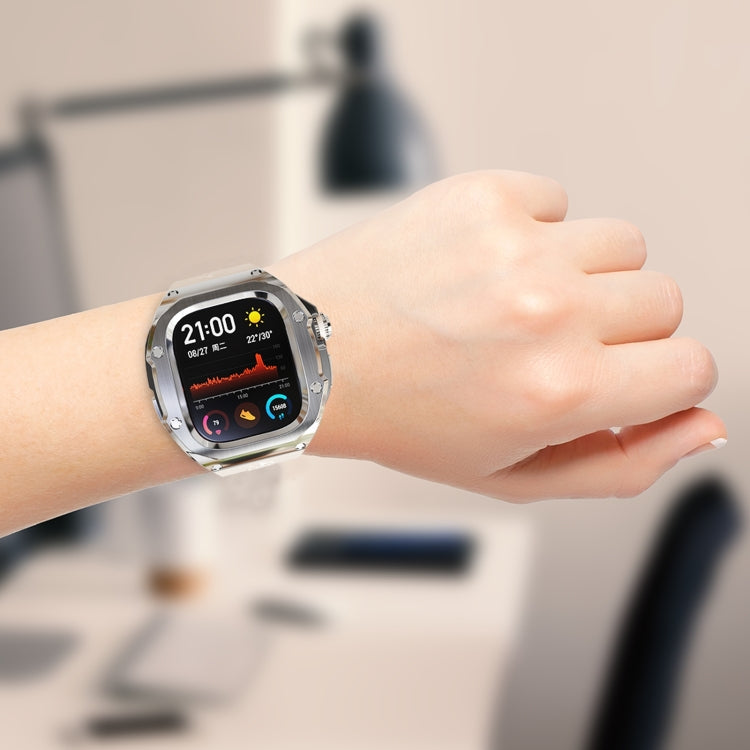 RedPepper Armor 金屬殼整合矽膠錶帶，適用 Apple Watch Ultra 3 / 2 / 1 49mm