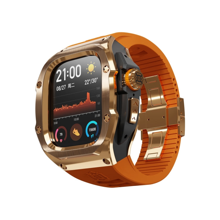 RedPepper Armor 金屬殼整合矽膠錶帶，適用 Apple Watch Ultra 3 / 2 / 1 49mm