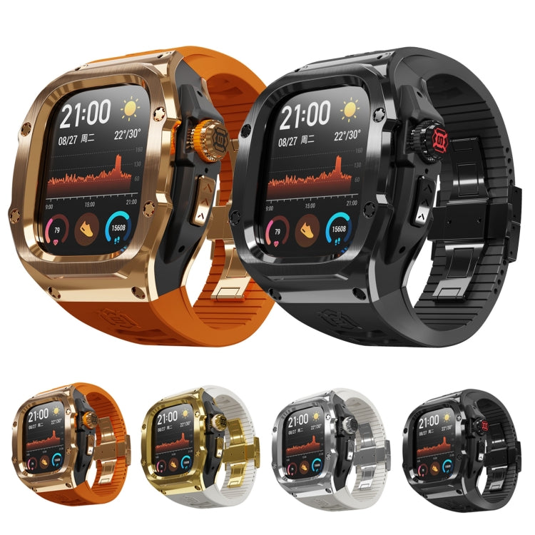 RedPepper Armor 金屬殼整合矽膠錶帶，適用 Apple Watch Ultra 3 / 2 / 1 49mm