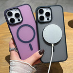 霧面觸感MagSafe手機殼，適用於iPhone 13、iPhone 12、iPhone 12 Pro Max、iPhone 12 Pro、iPhone 11 Pro Max、iPhone 11、iPhone 11 Pro