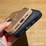 霧面觸感MagSafe手機殼，適用於iPhone 13、iPhone 12、iPhone 12 Pro Max、iPhone 12 Pro、iPhone 11 Pro Max、iPhone 11、iPhone 11 Pro