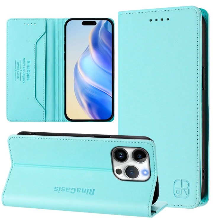 RC01 雙折磁吸 RFID 皮革手機殼，適用於 iPhone 17e / 16e、iPhone 17 Pro Max、iPhone 17 Pro、iPhone 17、iPhone Air、iPhone 16 Pro Max