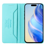 RC01 雙折磁吸 RFID 皮革手機殼，適用於 iPhone 16 Pro、iPhone 16 Plus、iPhone 16、iPhone 15 Pro Max、iPhone 15 Pro、iPhone 15 Plus