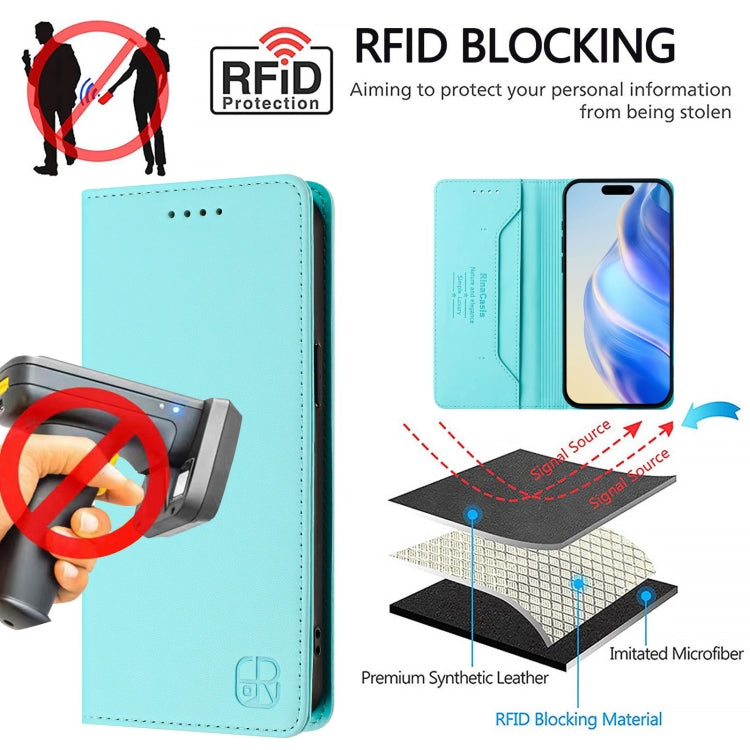 RC01 雙折磁吸 RFID 皮革手機殼，適用於 iPhone 16 Pro、iPhone 16 Plus、iPhone 16、iPhone 15 Pro Max、iPhone 15 Pro、iPhone 15 Plus