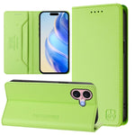 RC01 雙折磁吸 RFID 皮革手機殼，適用於 iPhone 16 Pro、iPhone 16 Plus、iPhone 16、iPhone 15 Pro Max、iPhone 15 Pro、iPhone 15 Plus